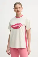 Bavlněné tričko MAX&Co. x DC béžová barva, 2518971011200