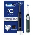 Oral B Elektrická zubná kefka iO2 Series Duo Pack Night Black/Forest Green 2 ks