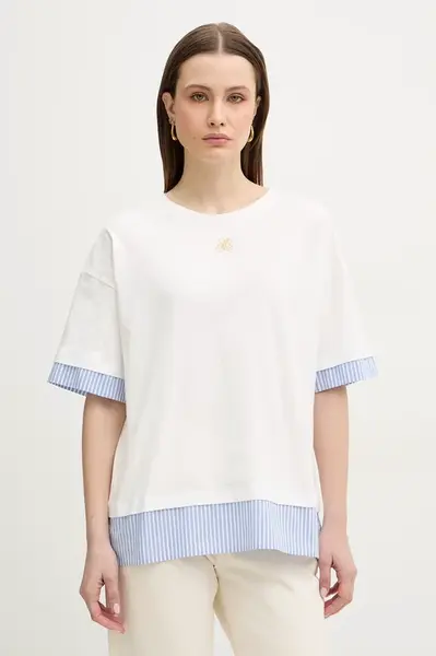 Bavlnené tričko Luisa Spagnoli Baiadera