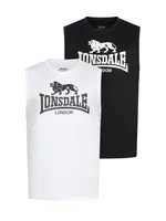 Lonsdale Men's sleeveless t-shirt regular fit double pack