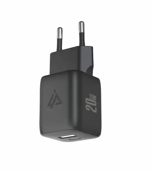 iPEAX GaN 20W (USB-C + USB-A) černá