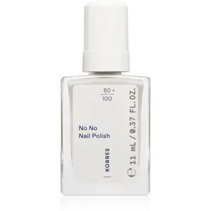 Korres No No Nail Polish ošetrujúci lak na nechty odtieň 02 Milky White 11 ml