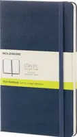 Zápisník MOLESKINE tvrdý čistý modrý L