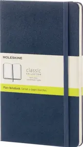 Zápisník MOLESKINE tvrdý čistý modrý L