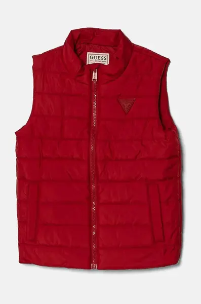 Dětská vesta Guess červená barva, H4YJ03 WCFM0
