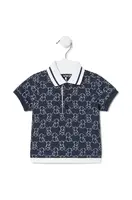 Dětská bavlněná polokošile Tous zelená barva