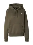 THE NORTH FACE Mikina 'ESSENTIAL SIMPLE DOME'  olivová / biela