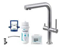 kielle Wimeo - Dřezová baterie včetně filtrace, broušená nerez 10525SFI165