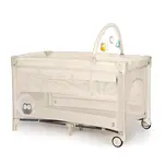 Asalvo COMPLET DUO cestovní postýlka s druhým dnem a hrazdičkou, owl