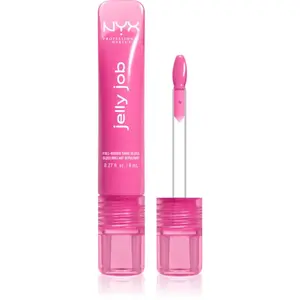 NYX Professional Makeup Jelly Job žiarivý lesk na pery so zväčšujúcim efektom odtieň Jelly Icing 7.5 ml