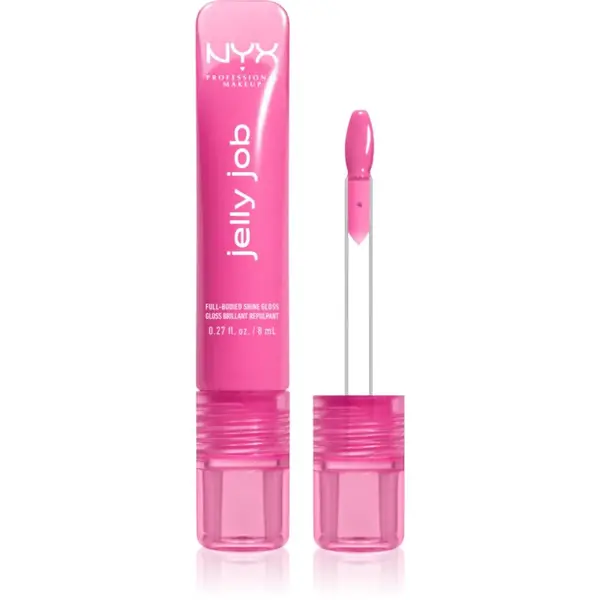 NYX Professional Makeup Jelly Job žiarivý lesk na pery so zväčšujúcim efektom odtieň Jelly Icing 7.5 ml