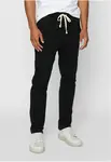 Eco-friendly sweatpants with a low crotch black