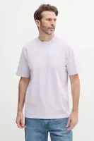 Bavlněné tričko HUGO Dapolino černá barva, 50488330