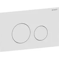 Geberit Sigma40 ovládacie tlačidlo oceľ biela mat 115.628.JT.1