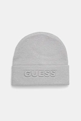 Čepice Guess šedá barva, AW5179 POL01