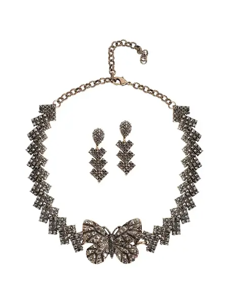 SOHI Sada šperkov 'Loreen'  strieborná