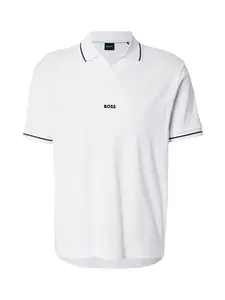 BOSS Funkčné tričko  čierna / biela
