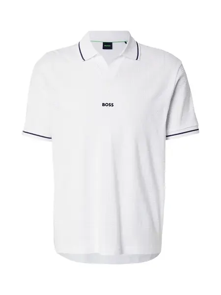 BOSS Funkčné tričko  čierna / biela