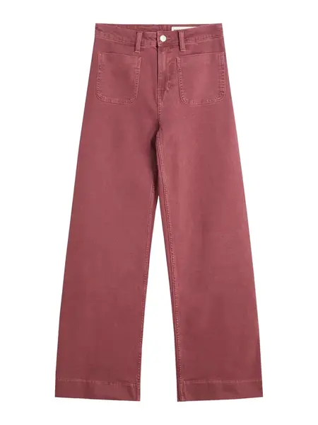 Bershka Džínsy  bordová