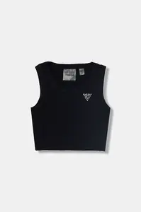 Guess dětská crop top z viskózy