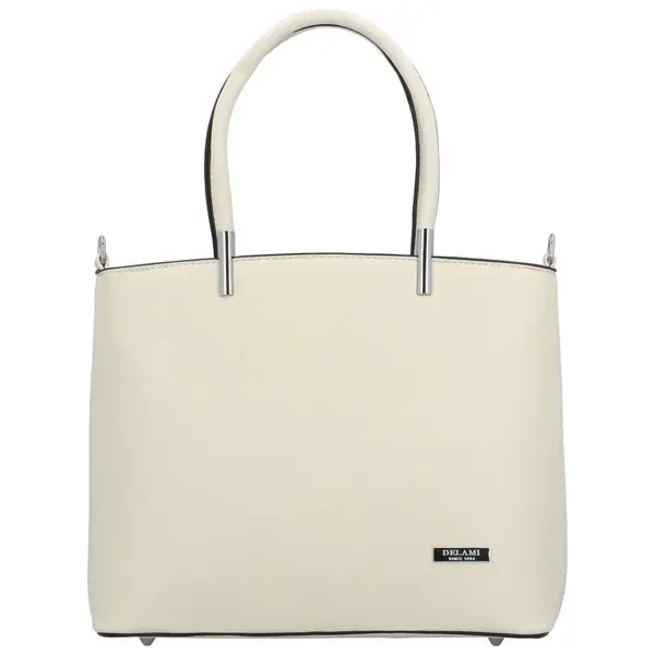 Dámská kabelka na rameno světle krémová - Delami Aurora