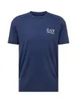EA7 Emporio Armani Funkčné tričko  tmavomodrá / biela