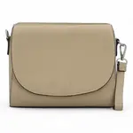 Dámská kožená crossbody kabelka taupe - Delami Juliane