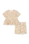 Konges Sløjd set dětský s bavlnou BASIC FRILL SET GOTS
