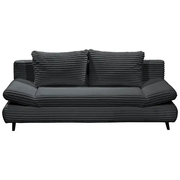 MID.YOU ROZKLÁDACÍ POHOVKA, textil, černá