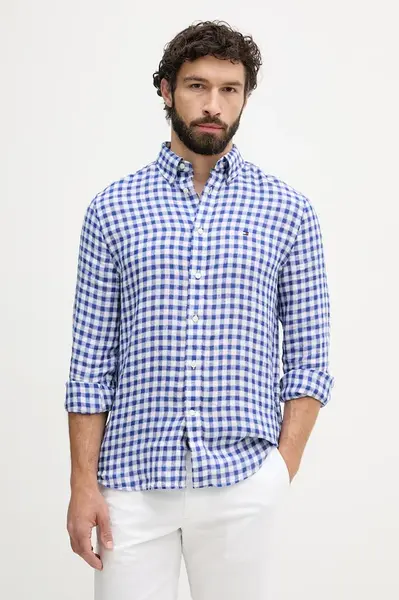 Tommy Hilfiger košile pánská lněná