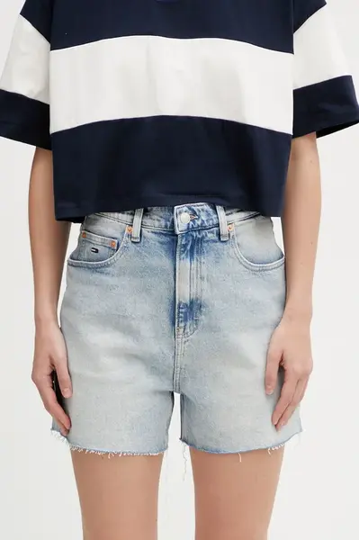 Tommy Jeans šortky dámské džínové