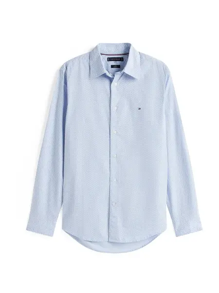 TOMMY HILFIGER Košeľa  modrá / svetlomodrá