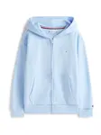 TOMMY HILFIGER Tepláková bunda  pastelovo modrá