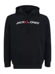 Jack & Jones Plus Mikina  námornícka modrá / červená / biela