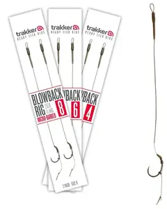 Trakker návazce blowback ready rig barbed 25 lb 2 ks - velikost háčku 4