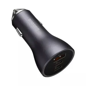 Nabíječka do auta Baseus Magic 65W 1x USB, 2x USB-C, černá