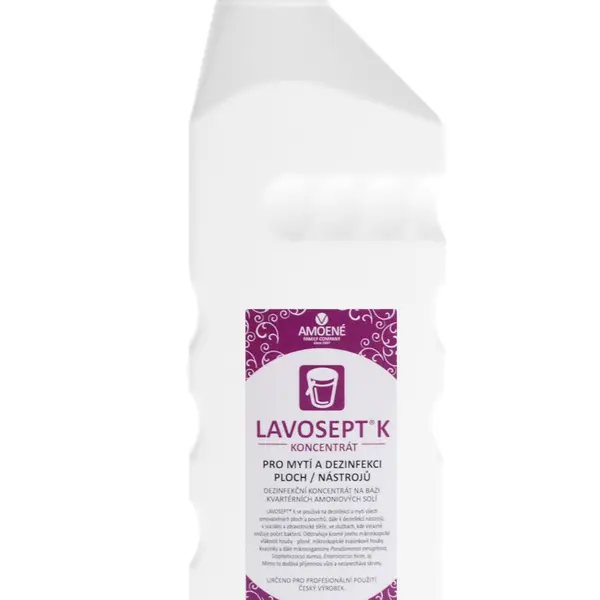 Koncentrát na povrchy Amoené Lavosept - citron - 1000 ml (0136C1L001) + dárek zdarma