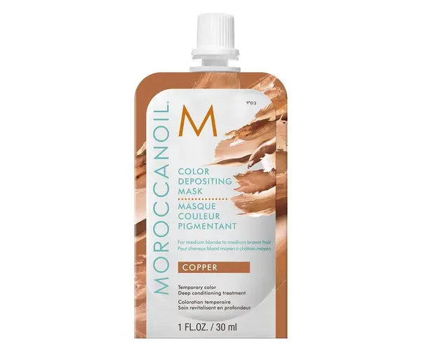 Tónující maska na vlasy Moroccanoil Color Depositing - Copper, 30 ml + dárek zdarma