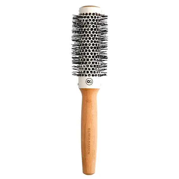 Kulatý foukací kartáč Olivia Garden Bamboo Touch Thermal - 33 mm (ID1015) + dárek zdarma