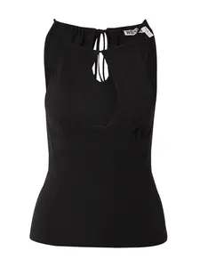 WEEKDAY Top 'Bree'  čierna