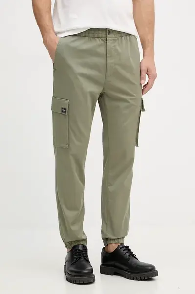 Calvin Klein Jeans nohavice cargo pánske bavlnené s elastanom