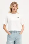 Lacoste crop top dámsky bavlnený