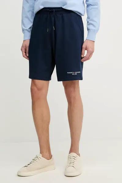 Tommy Hilfiger teplákové šortky pánske bavlnené