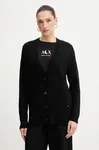 Armani Exchange Kardigan s příměsí vlny Armani Exchange