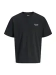 Jack & Jones Junior Tričko 'JJEARCHIVE'  čierna / biela