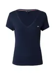 Tommy Jeans Tričko 'ESSENTIAL'  námornícka modrá / červená / biela