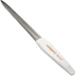 Safírový špičatý pilník na nehty Hairway "7R", bílý - 177 mm (11517)