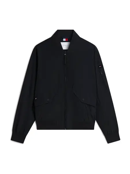 TOMMY HILFIGER Prechodná bunda  čierna