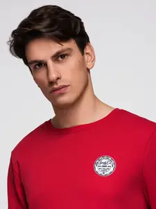 Pánská mikina Ombre s kulatým výstřihem