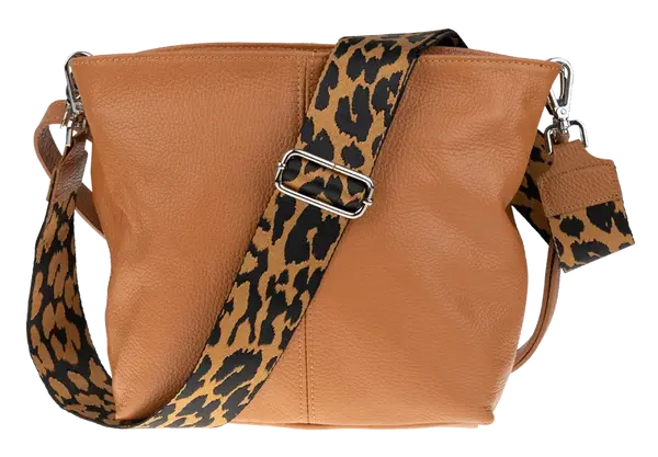 NovaKabelka.cz Prisca Camel s přídavným popruhem